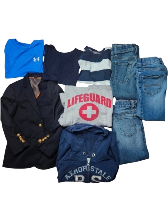 Crewcuts Other - Boys Size 5 Five Pound Mystery Bundle Hoodies Jeans Shirt J. Crew Anchor Jacket